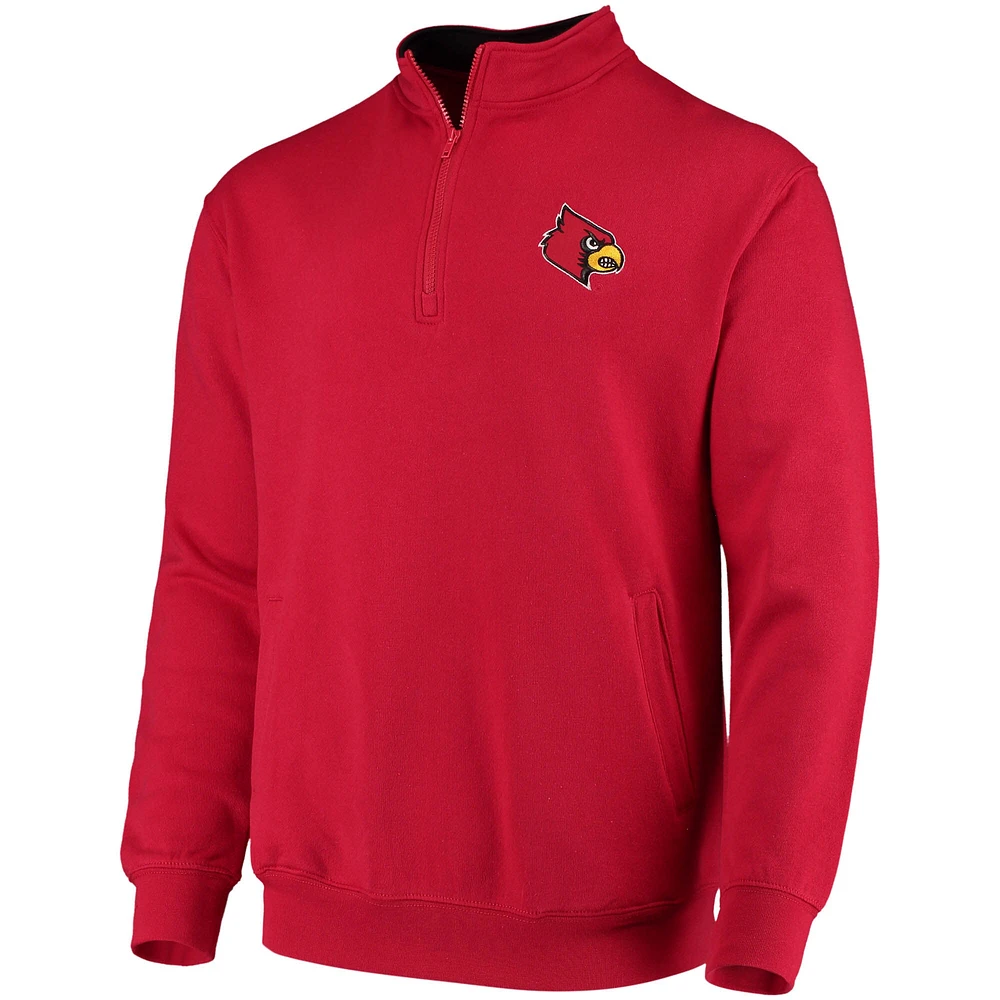 Veste Colosseum Red Louisville Cardinals Tortugas Logo Quarter-Zip pour homme