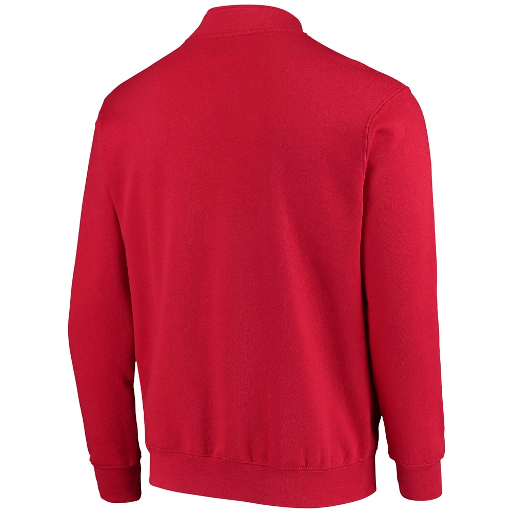 Veste Colosseum Red Louisville Cardinals Tortugas Logo Quarter-Zip pour homme