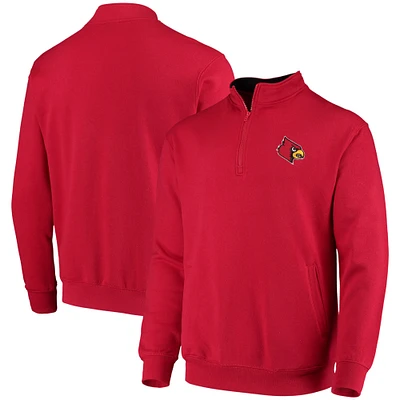 Veste Colosseum Red Louisville Cardinals Tortugas Logo Quarter-Zip pour homme