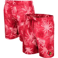 Men's Colosseum Red Louisville Cardinals What Else is New Swim Shorts