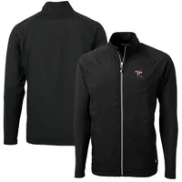 Women's Cutter & Buck Gray Louisville Cardinals Adapt Eco Knit Hybrid Recycled Full-Zip Hoodie Size: Extra Large