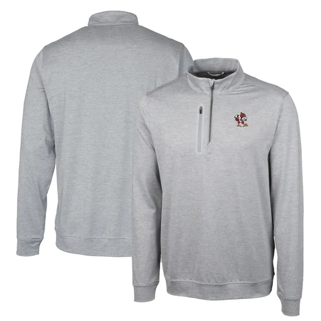 Lids Louisville Cardinals Cutter & Buck Big Tall Traverse Camo Print  Stretch Quarter-Zip Pullover Top