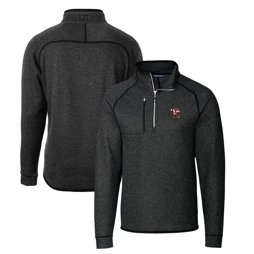 Lids Louisville Cardinals Cutter & Buck Mainsail Sweater-Knit Half-Zip  Pullover Jacket