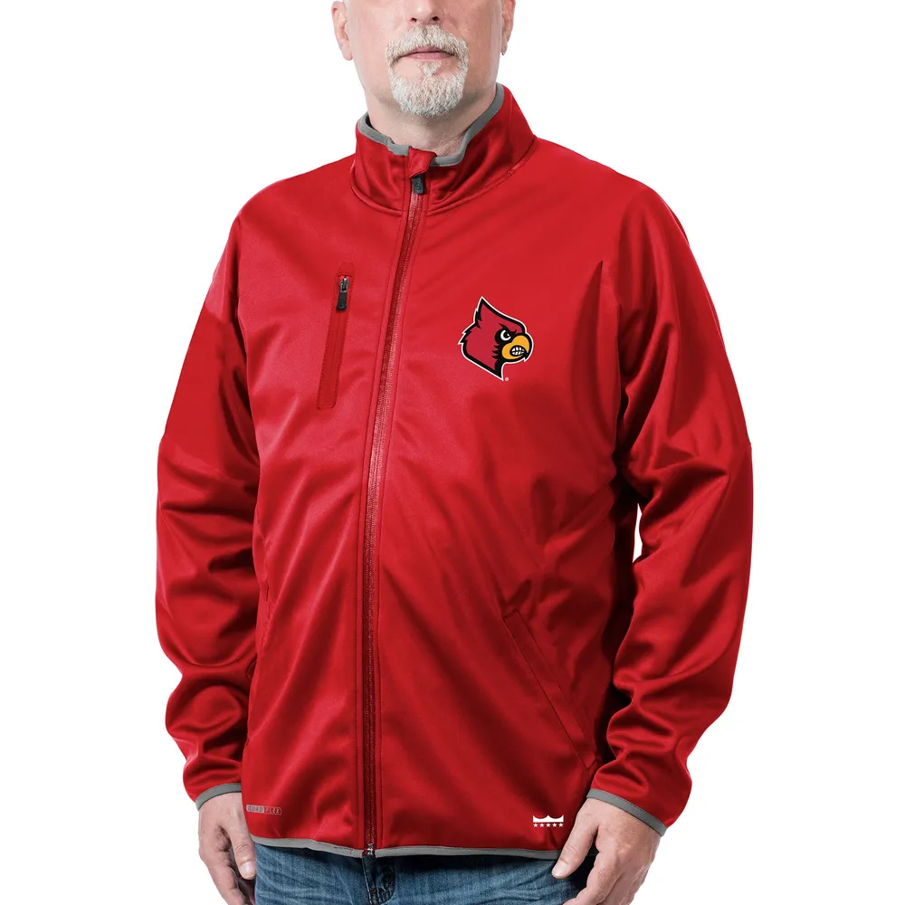 Lids Louisville Cardinals Franchise Club Softshell Full-Zip Jacket - Red