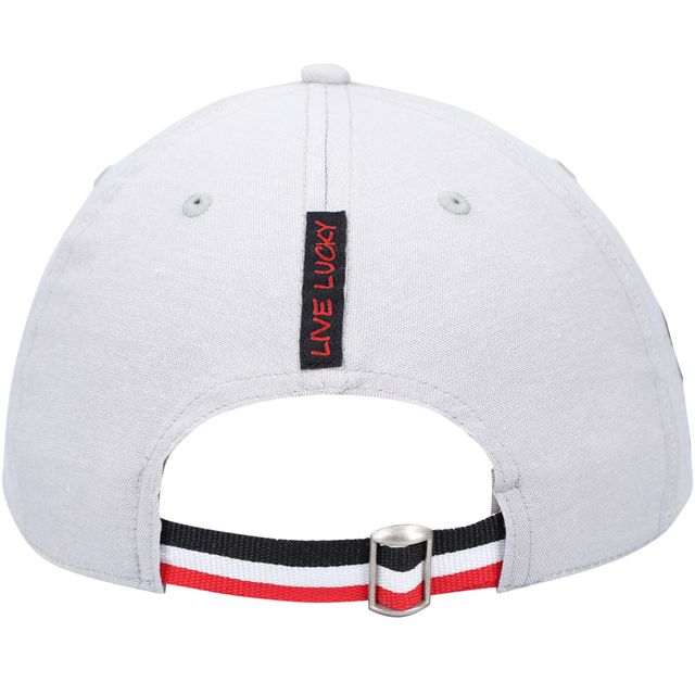 Lids Louisville Cardinals Oxford Circle Adjustable Hat - Gray