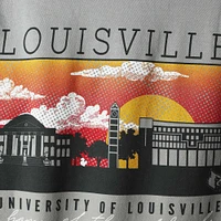 Men's Gray Louisville Cardinals Team Comfort Colors Campus Scenery T-Shirt