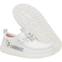 Men's Hey Dude White Louisville Cardinals Wally Casual Shoes