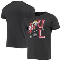 Women's Homefield Heathered Gray Louisville Cardinals Vintage