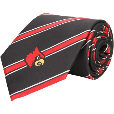 Louisville Cardinals Woven Poly Striped Tie