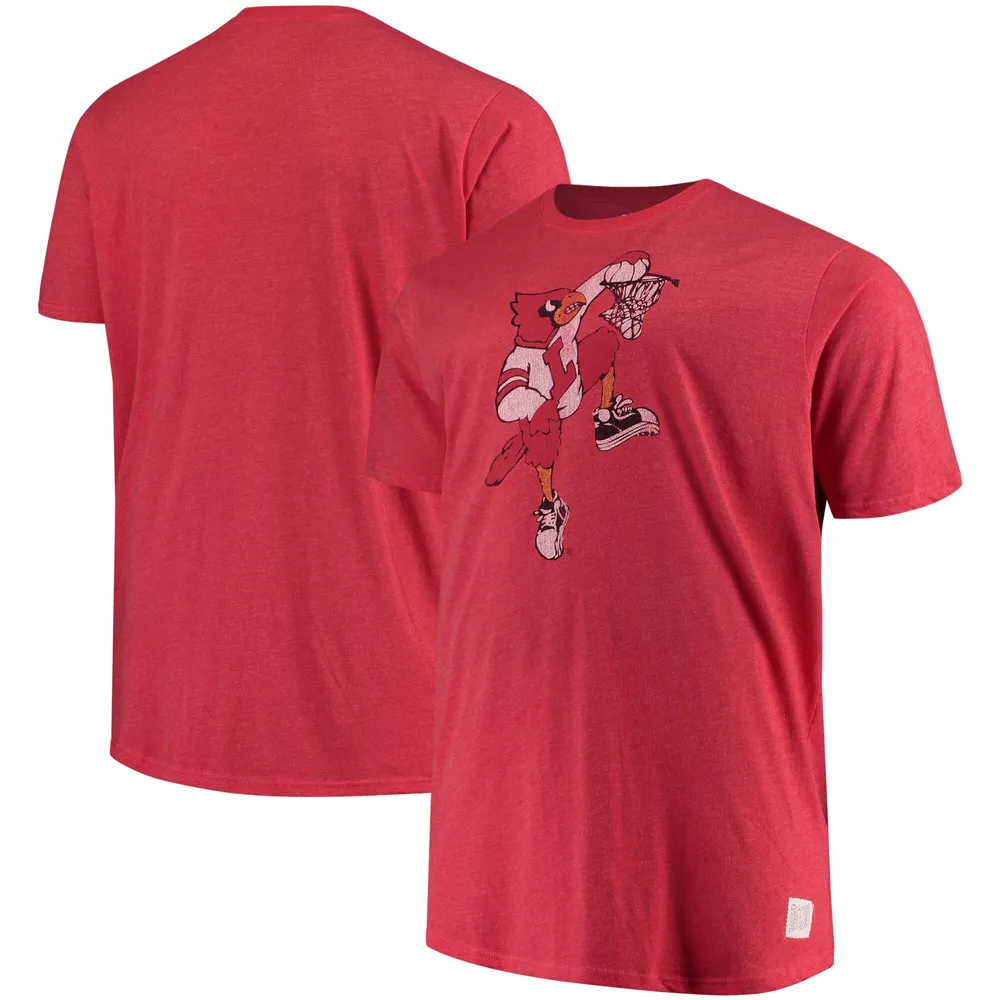 Lids Louisville Cardinals Original Retro Brand Big & Tall Mock Twist T-Shirt  - Red