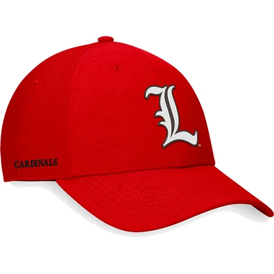 Casquette flexible de luxe Top of the World rouge des Louisville Cardinals pour hommes