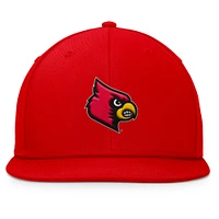 Casquette Snapback fondamentale Top of the World rouge des Cardinals de Louisville pour hommes