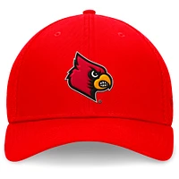 Casquette Spacer Flex Top of the World rouge pour hommes des Cardinals de Louisville