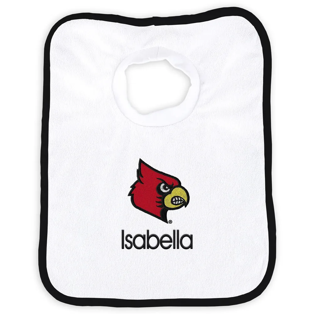 Lids Louisville Cardinals Newborn & Infant Personalized Bib