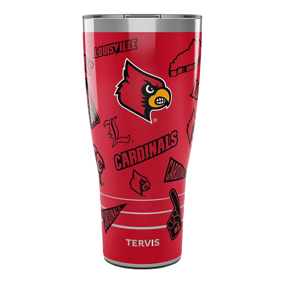 Tervis Louisville Cardinals 30oz. Swag Tumbler With Slider Lid