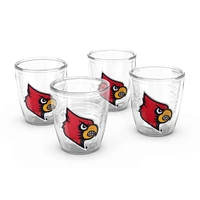 Tervis Louisville Cardinals, paquet de 4, 12 oz. Ensemble de gobelets emblème