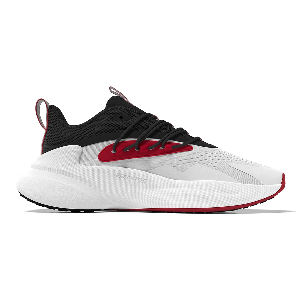 Unisex adidas White/Black Louisville Cardinals AlphaBoost V2 Shoes