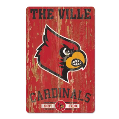 Louisville Cardinals WinCraft 11'' x 17'' Slogan Wood Sign