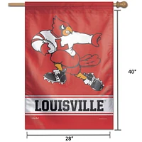 WinCraft Louisville Cardinals 28" x 40" College Vault Single-Sided Vertical Banner