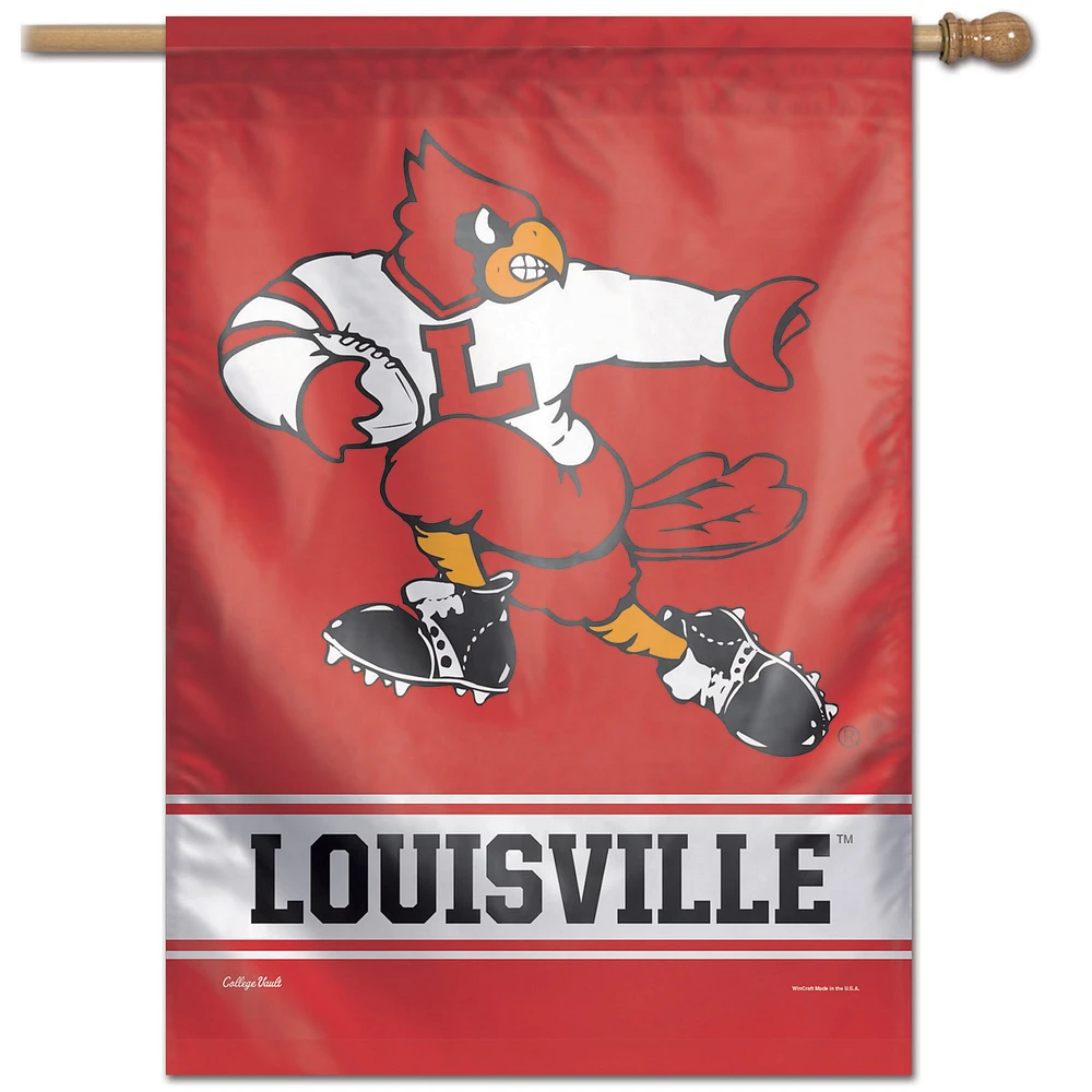 WinCraft Louisville Cardinals 28" x 40" College Vault Single-Sided Vertical Banner