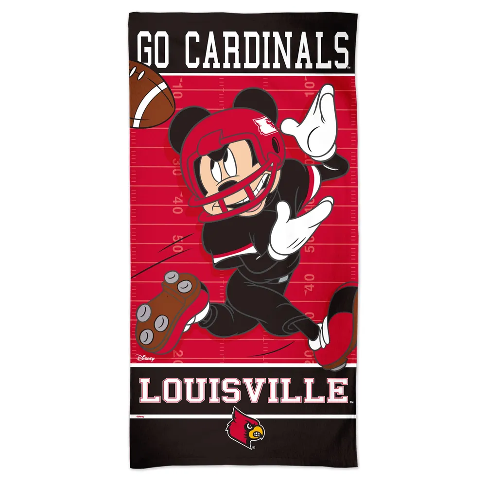 WinCraft Louisville Cardinals 60'' x 30'' Tie-Dye Spectra Beach Towel