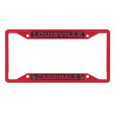 Louisville Cardinals WinCraft Chrome Color License Plate Frame