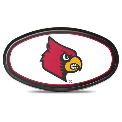 Louisville Cardinals WinCraft Oval Color-Covered Tailgate Hitch Cover