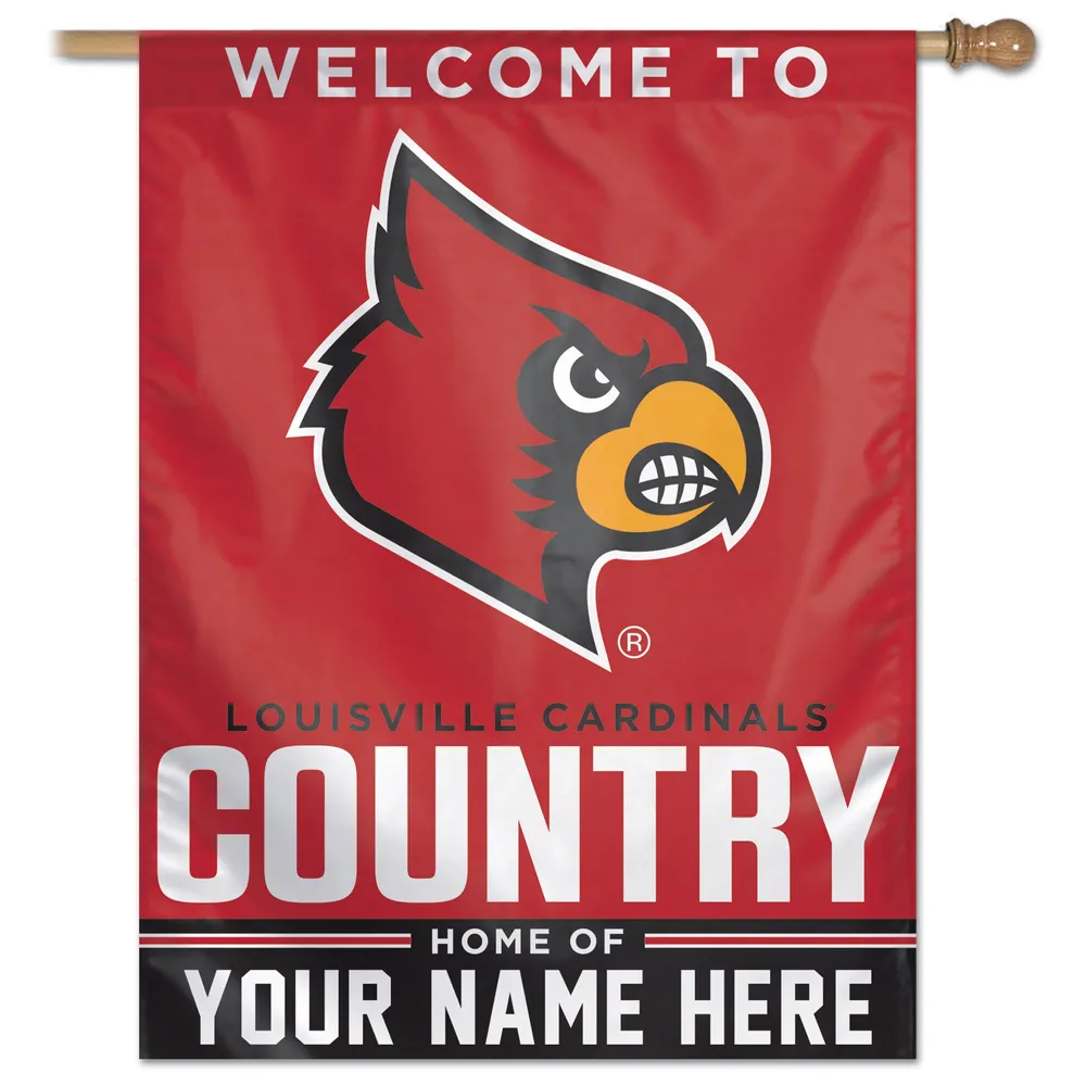 Lids Louisville Cardinals WinCraft Personalized 27'' x 37'' 1