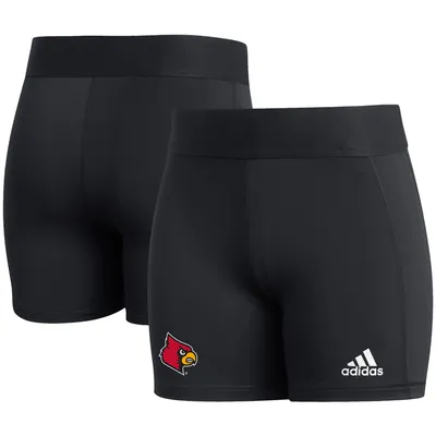 Louisville Cardinals adidas Women's Alphaskin Shorts - Black