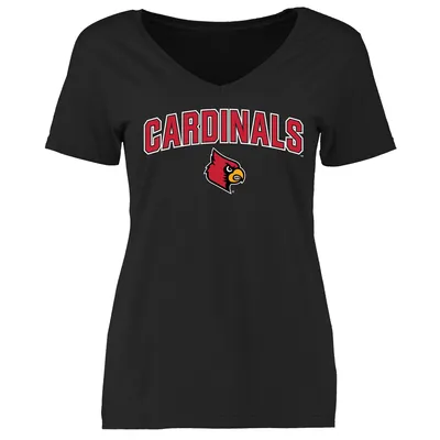 Louisville Cardinals Women's Proud Mascot TShirt Black