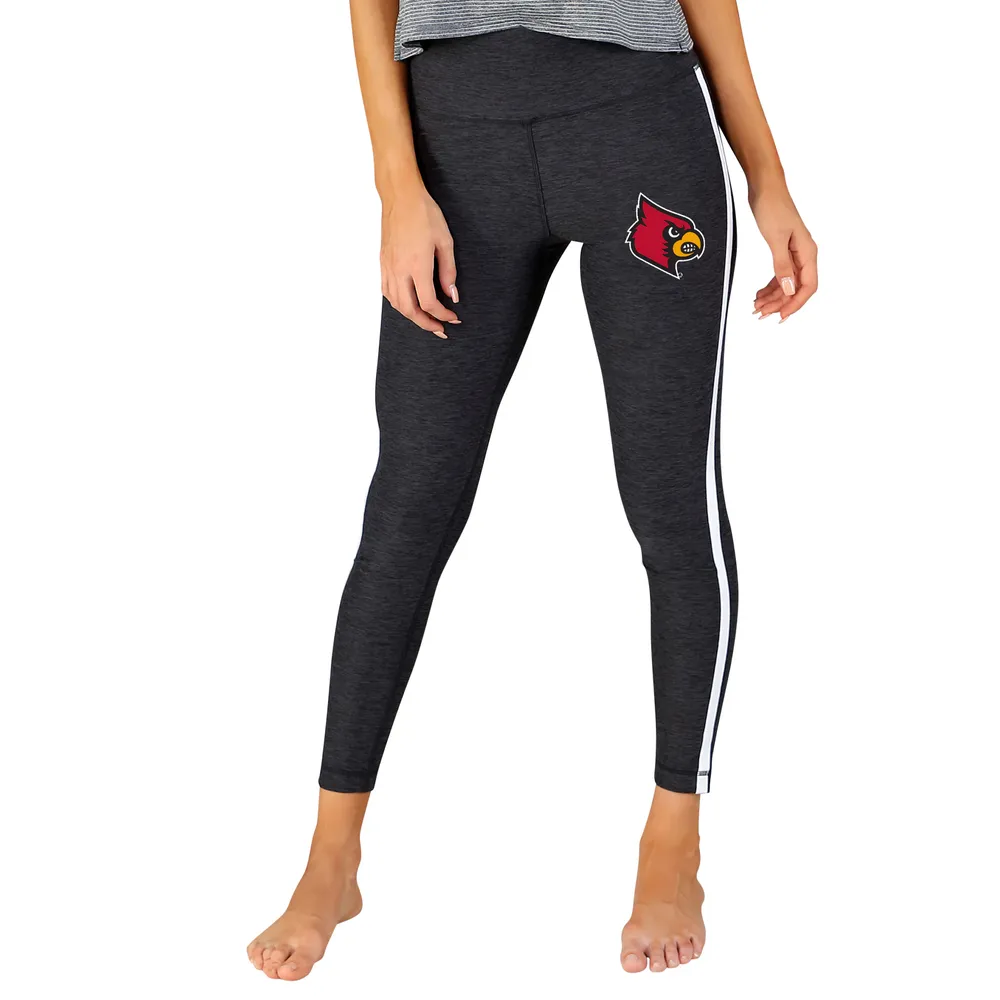 Lids Louisville Cardinals Concepts Sport Women's Centerline Knit Leggings -  Charcoal/White