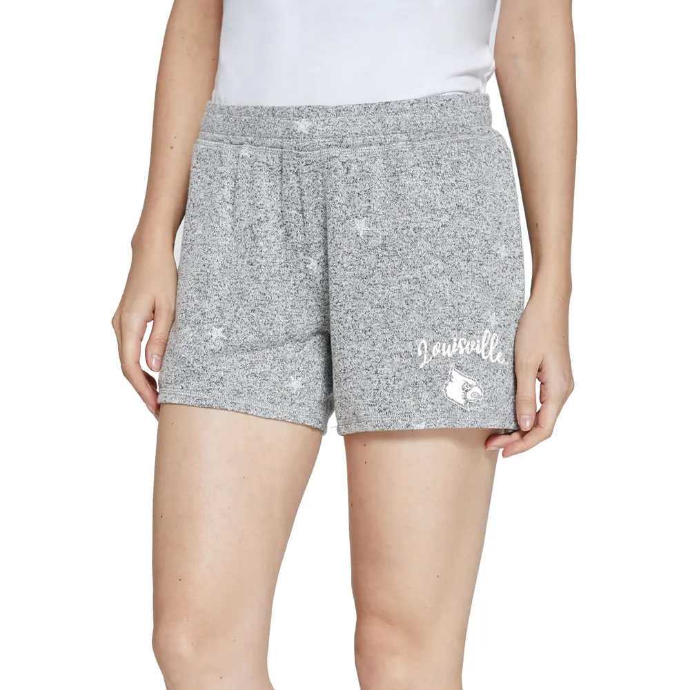 Lids Louisville Cardinals Concepts Sport Women's Knit Shorts - Gray