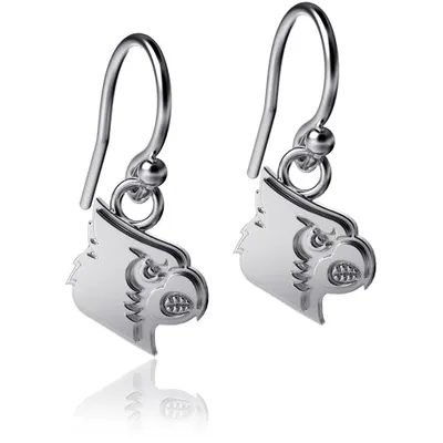 Louisville Cardinals Dayna Designs Women's Silver Dangle Earrings