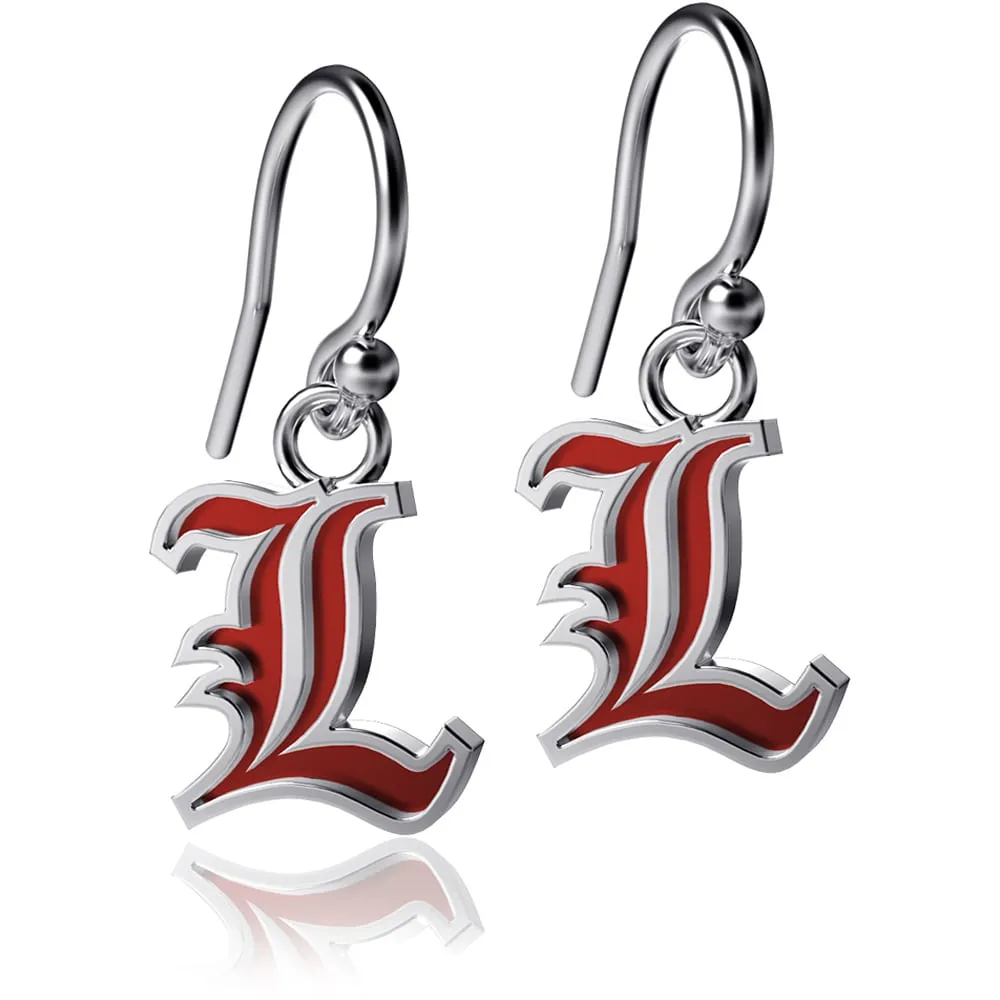 Lids Louisville Cardinals Dayna Designs Women's Silver Enamel Dangle  Earrings