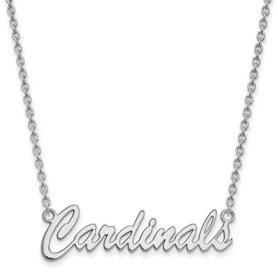 Louisville Cardinals Women's Sterling Silver Script Necklace