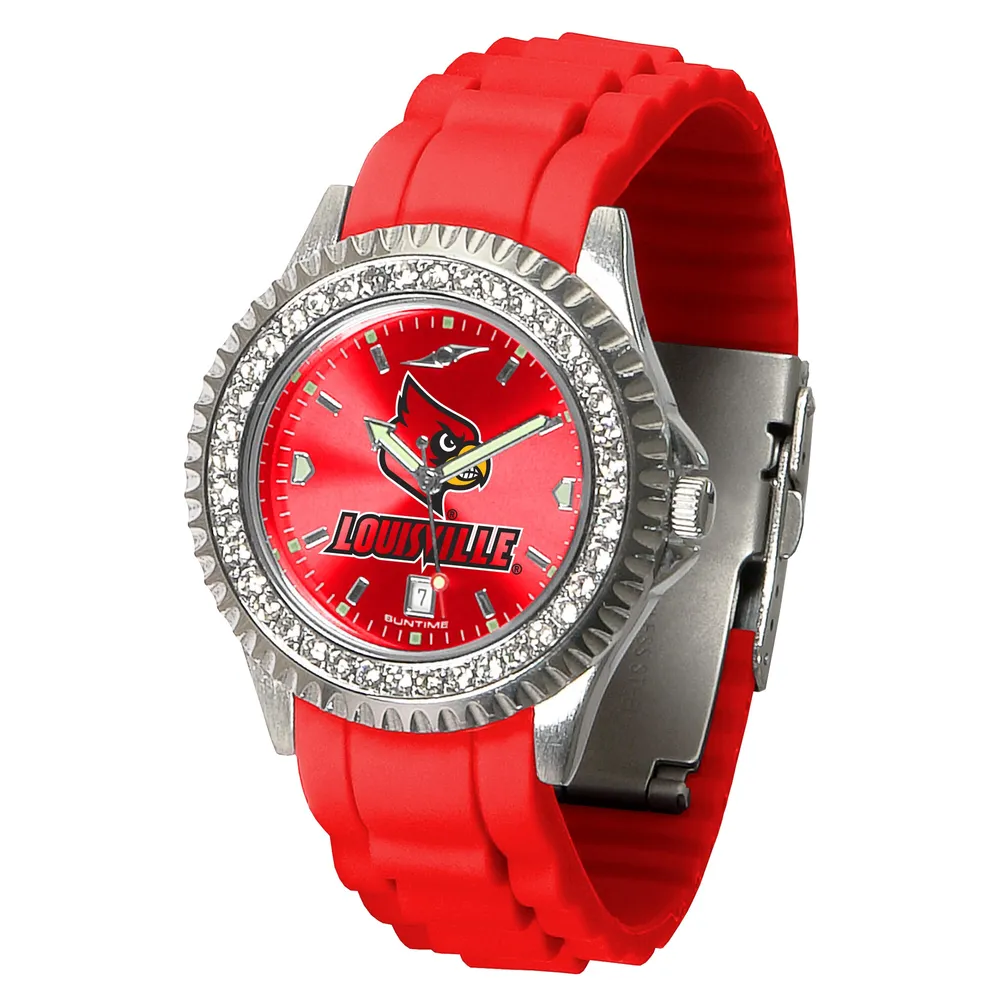 Lids Louisville Cardinals Women's New Sparkle Watch - Red