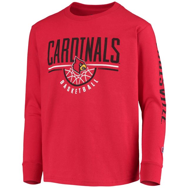 Champion Black Louisville Cardinals High Motor Pullover Sweatshirt
