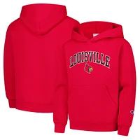 Sweat à capuche rouge Champion des jeunes Louisville Cardinals Campus