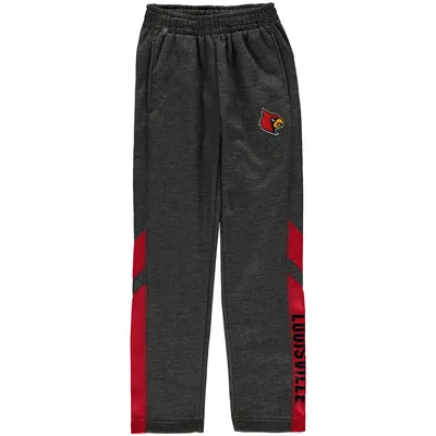 Men's Colosseum Red Louisville Cardinals Fleece Pants