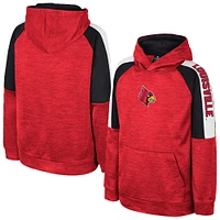 Youth Colosseum Red Louisville Cardinals Pullover Hoodie