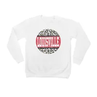 Lids Louisville Cardinals Youth Scoop & Score Pullover Sweatshirt - White