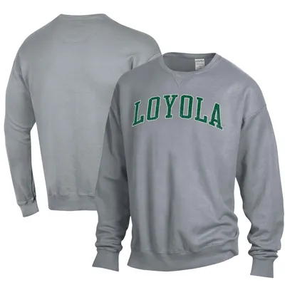 Loyola Greyhounds ComfortWash Garment Dyed Fleece Crewneck Pullover Sweatshirt