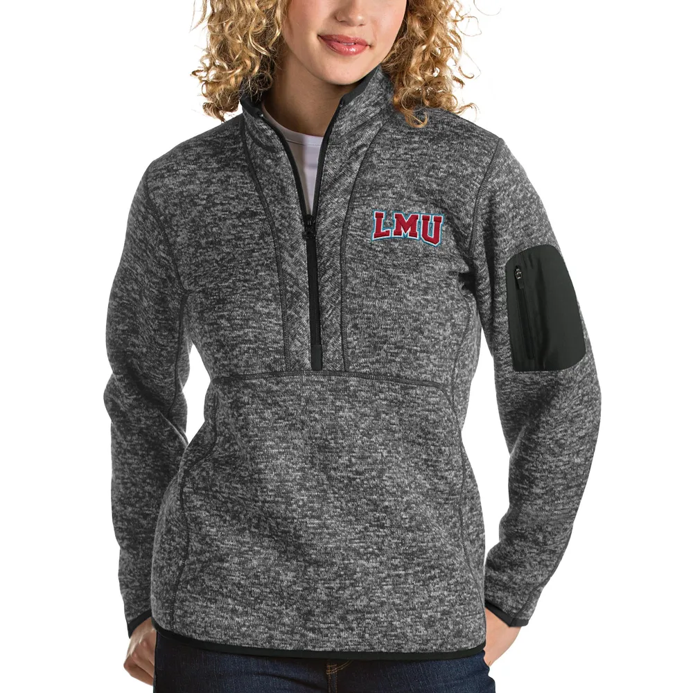 Lids Detroit Lions Antigua Women's Fortune Half-Zip Sweater - Heather Gray