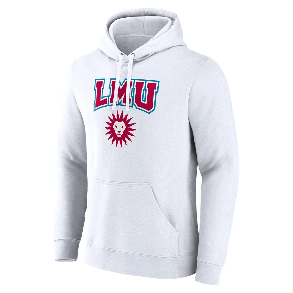 Men's Fanatics  White Loyola Marymount Lions Primary Logo Pullover Hoodie