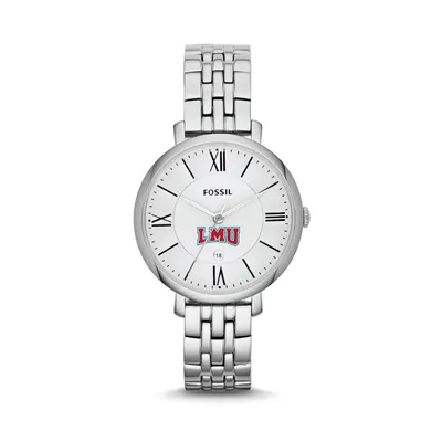 Loyola Marymount Lions Fossil Women's Jacqueline Stainless Steel Watch - Silver
