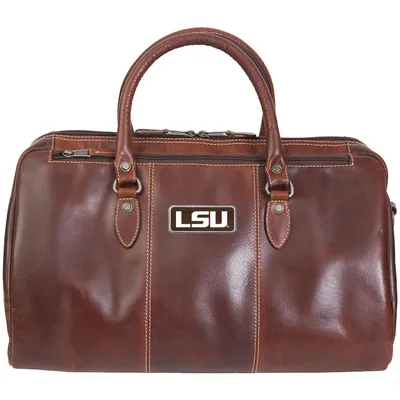 LSU Tigers Logo Plate Niagara Canyon Duffel Bag - Brown