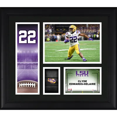 Clyde Edwards-Helaire Autographed LSU Authentic Football Helmet