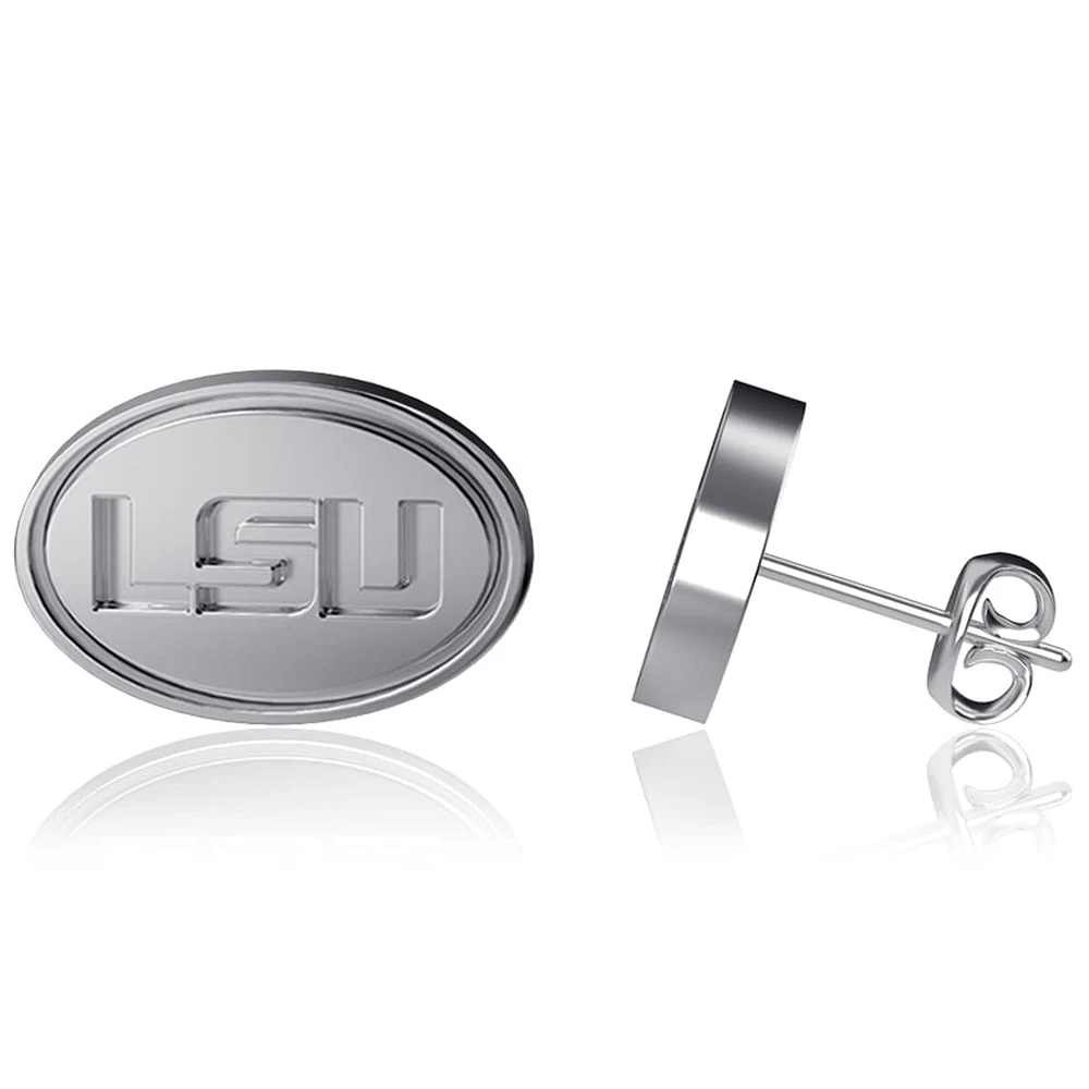 Dayna Designs LSU Tigers Silver Post Earrings