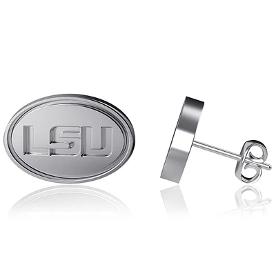 Dayna Designs LSU Tigers Silver Post Earrings