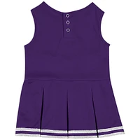 Girls Infant Colosseum Purple LSU Tigers Time For Recess Cheer Dress